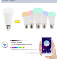 LED -Glühbirne mit Fernbedienung 2,4G -Steuerhelligkeit & Farbe